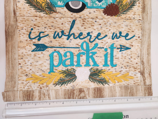 Handmade Garden Flag | Camper Flag | Beach Theme Flag