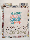 Handmade Garden Flag | Beach Theme Flag