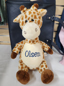 Personalized Stuffed Animal for Adoption, Sibling, Wedding, Baby Shower, Birthday, Graduation