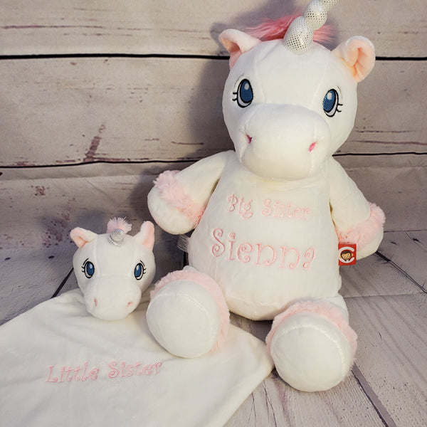 White Unicorn Lovey