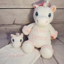 White Unicorn Lovey
