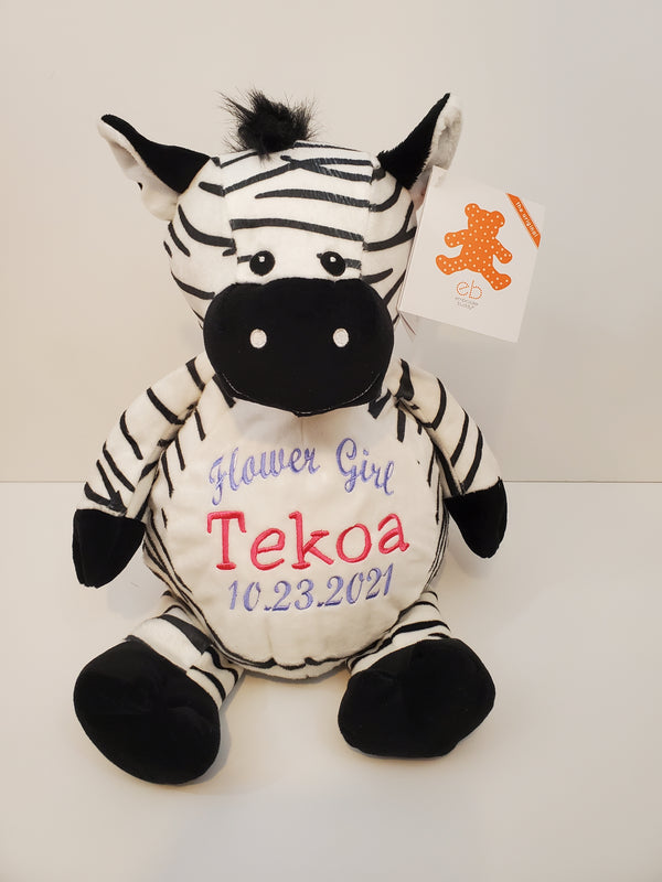 Personalized Stuffed Animal for Adoption, Sibling, Wedding, Baby Shower, Birthday, Graduation