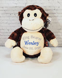 Personalized Stuffed Animal for Adoption, Sibling, Wedding, Baby Shower, Birthday, Graduation