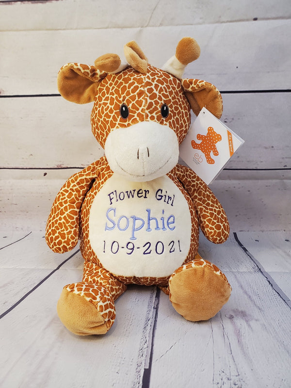 Personalized Stuffed Animal for Adoption, Sibling, Wedding, Baby Shower, Birthday, Graduation