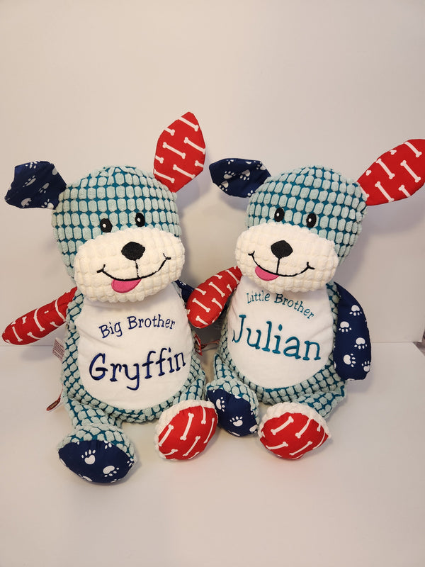 Personalized Stuffed Animal for Adoption, Sibling, Wedding, Baby Shower, Birthday, Graduation