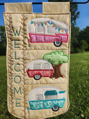 Handmade Garden Flag | Camper Flag | Beach Theme Flag