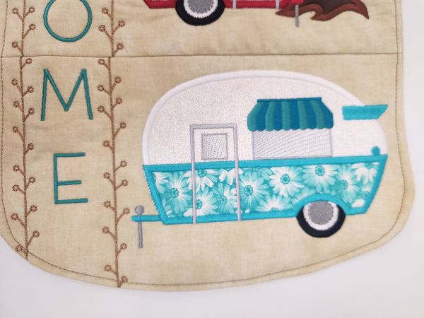 Handmade Garden Flag | Camper Flag | Beach Theme Flag