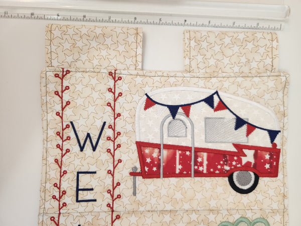 Handmade Garden Flag | Camper Flag | Beach Theme Flag