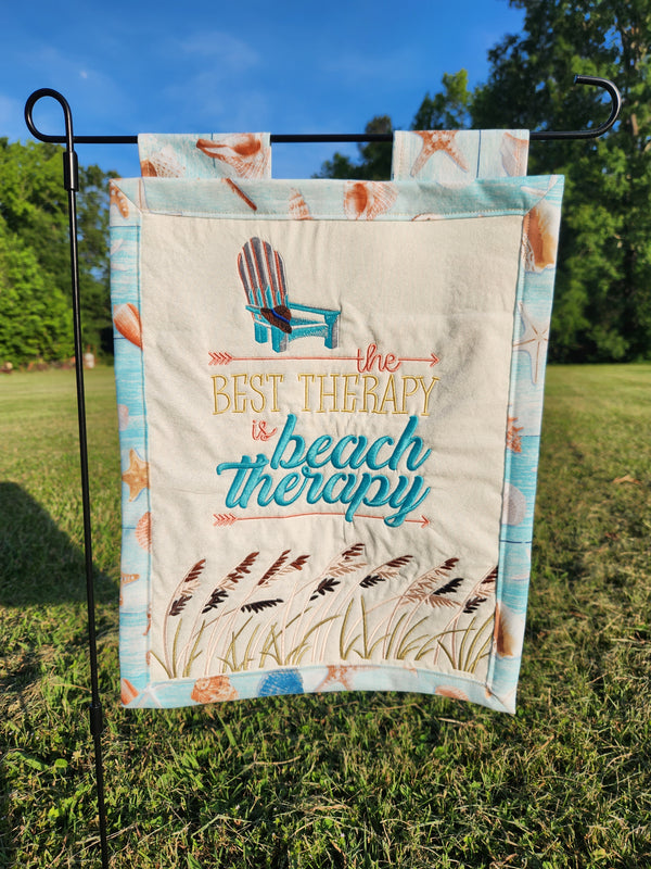 Handmade Garden Flag | Beach Theme Flag