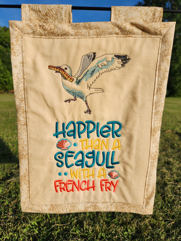 Handmade Garden Flag | Beach Theme Flag