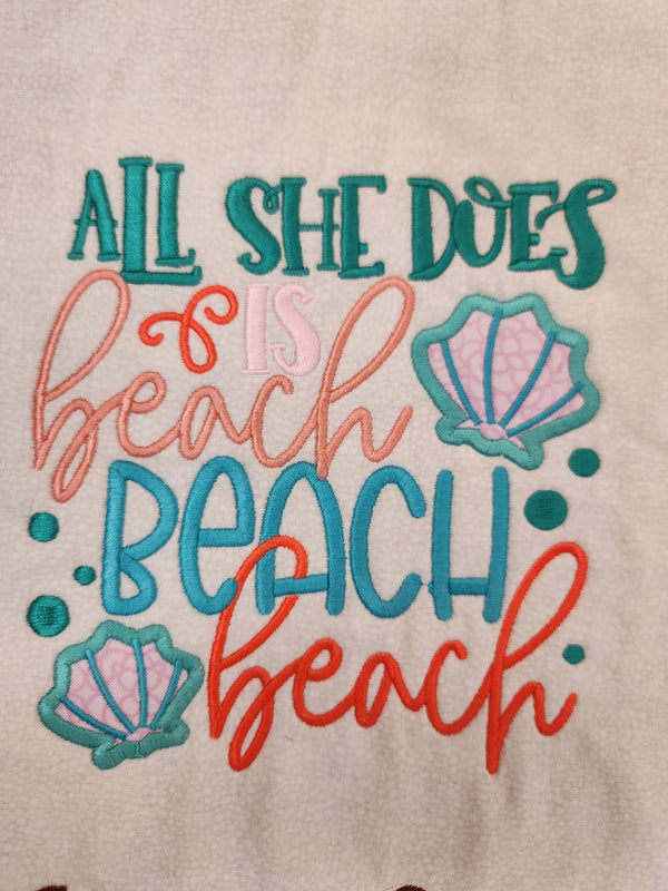 Handmade Garden Flag | Beach Theme Flag