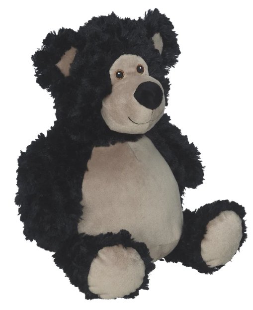 16" Personalized Black Bobby Bear Stuffed Animal
