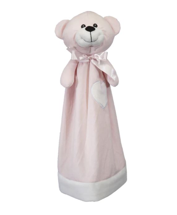 Pink Bear Security Blanket