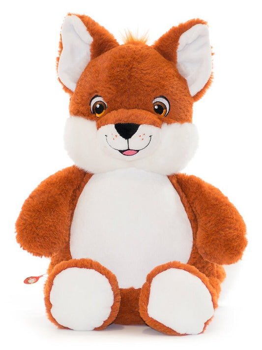 16" Personalized Signature Fox Stuffed Animal
