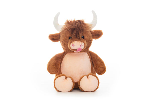 16" Personalized Highland Cow Stuffed Animal