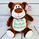 Personalized Stuffed Animal for Adoption, Sibling, Wedding, Baby Shower, Birthday, Graduation