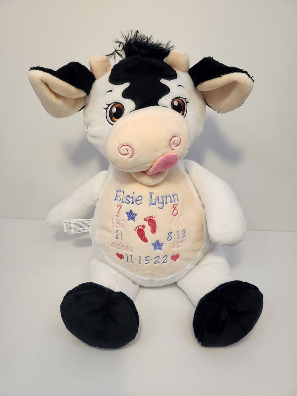 Personalized Stuffed Animal for Adoption, Sibling, Wedding, Baby Shower, Birthday, Graduation