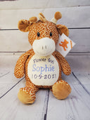 16" Personalized Gerry Giraffe Stuffed Animal