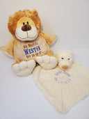 Personalized Stuffed Animal for Adoption, Sibling, Wedding, Baby Shower, Birthday, Graduation