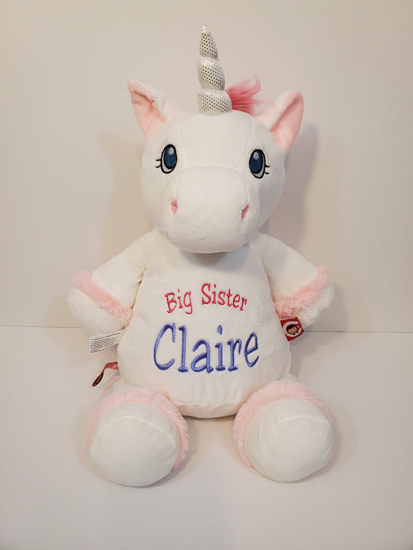 Personalized Stuffed Animal for Adoption, Sibling, Wedding, Baby Shower, Birthday, Graduation