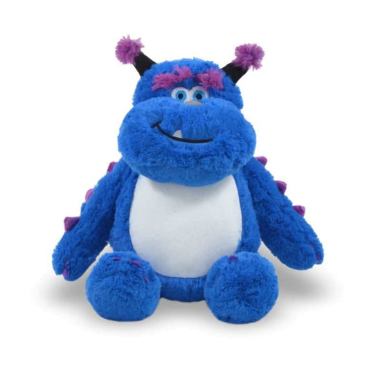 16" Personalized Blue Monster Stuffed Animal