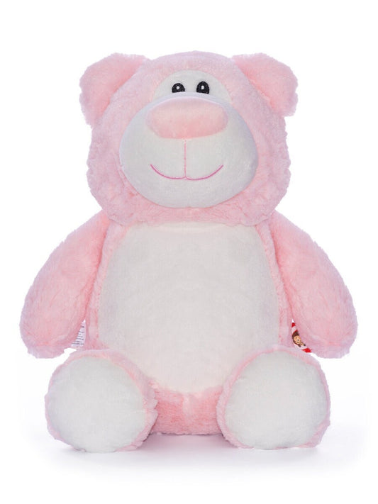 16" Personalized Pink Bear Stuffed Animal