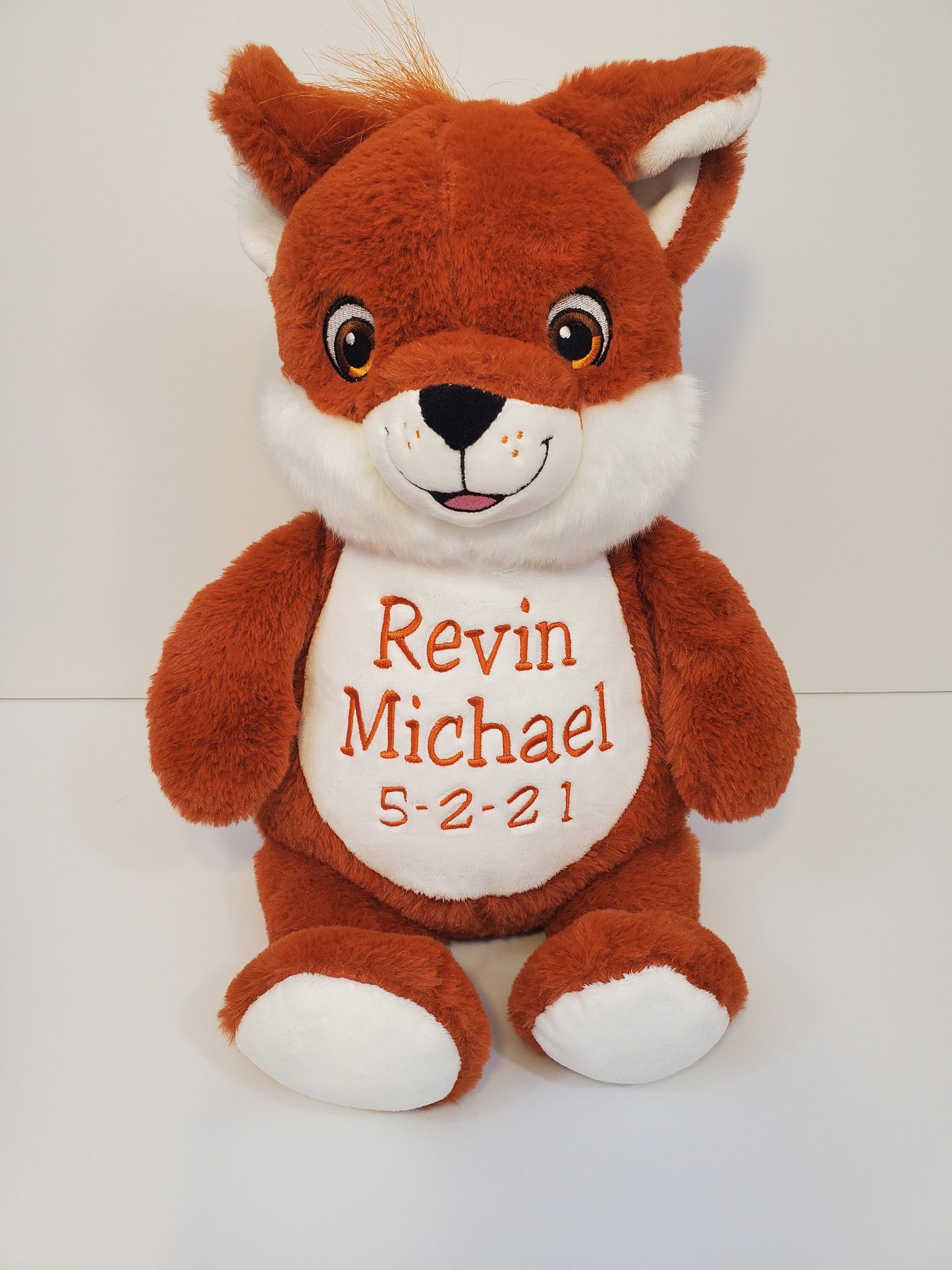 16" Personalized Signature Fox Stuffed Animal
