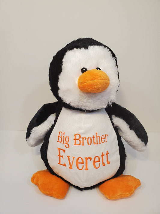 16" Personalized Penguin Stuffed Animal
