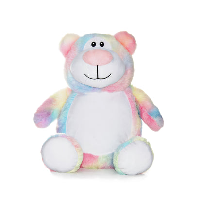 16" Personalized Pastel Bear Stuffed Animal