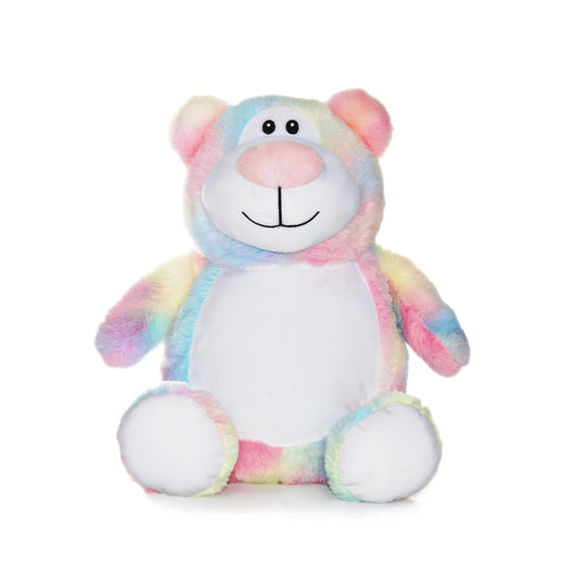 16" Personalized Pastel Bear Stuffed Animal